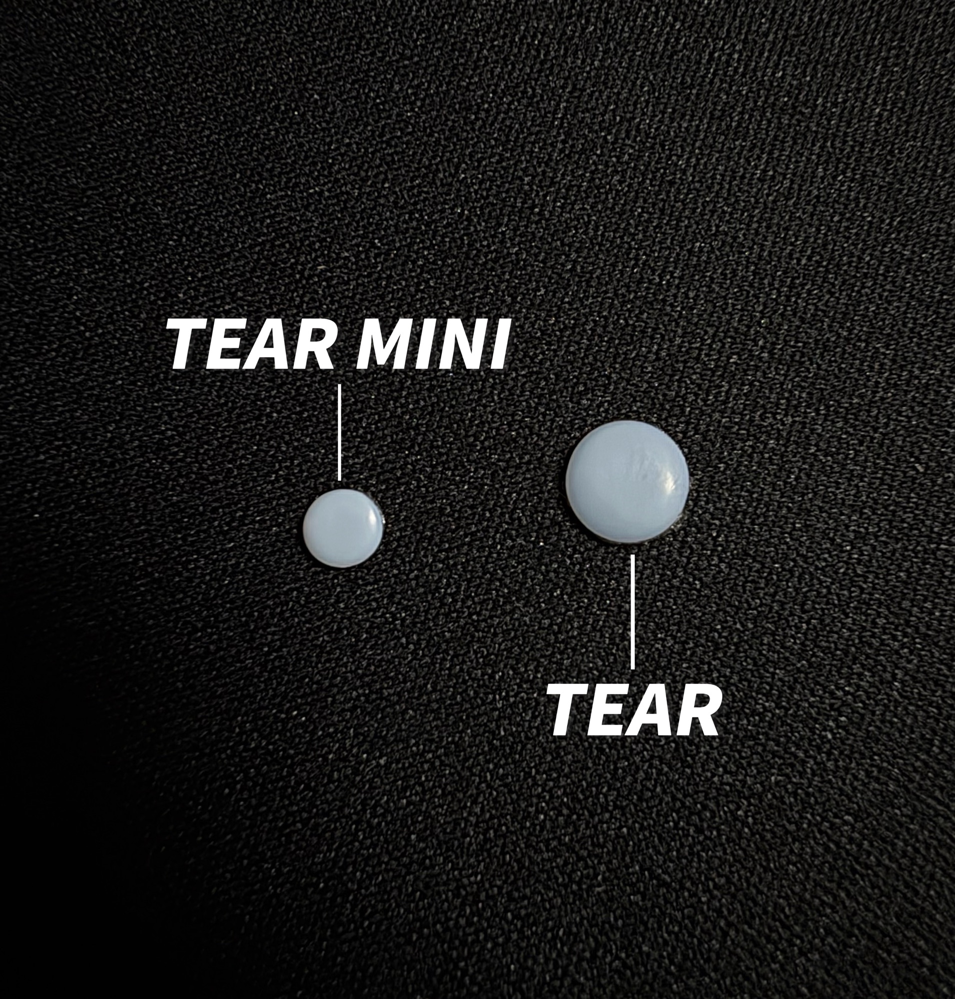 Tear Mini and Tear size comparison